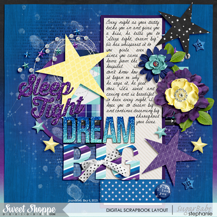 sleep tight, dream big
