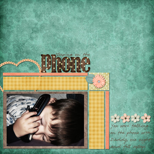 Sleeping on the Phone