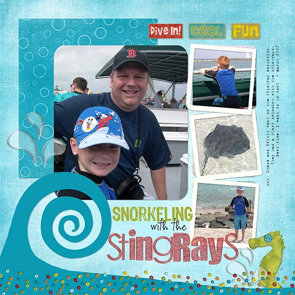Snorkeling with the Stingrays