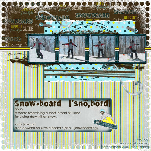 snowboarding