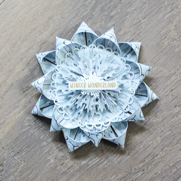 Snowflake Gift Bow