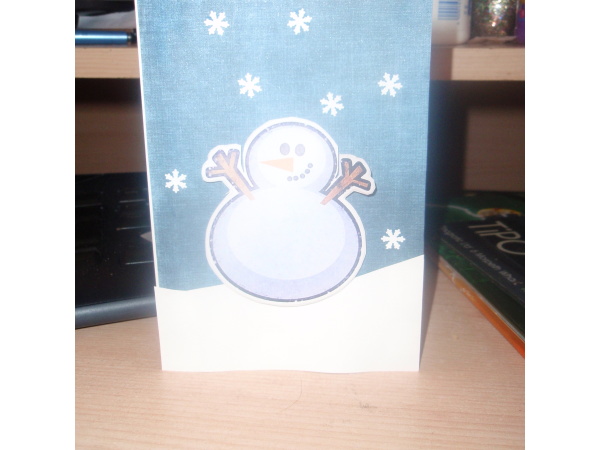 Snowman Xmas card