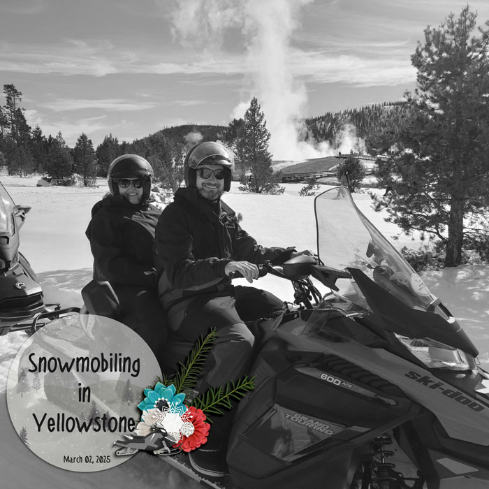 Snowmobiling in Yellowstone 2025