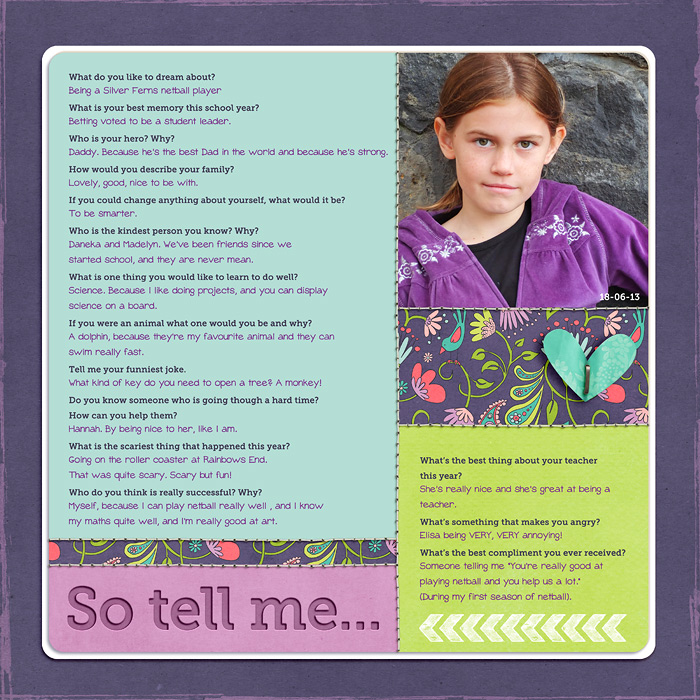 So tell me