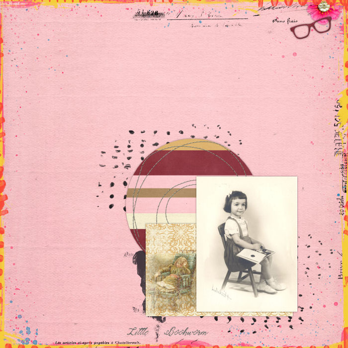 Solid color BG paper challenge