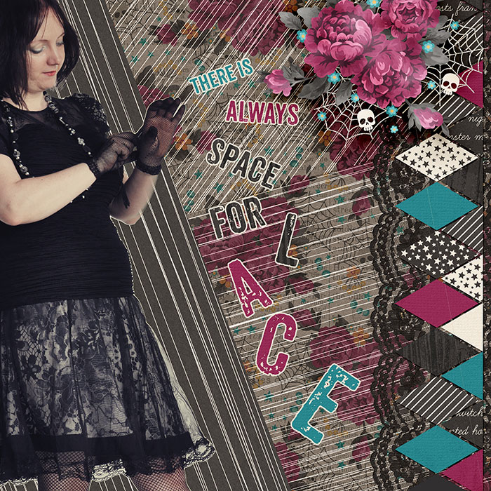 Space for lace
