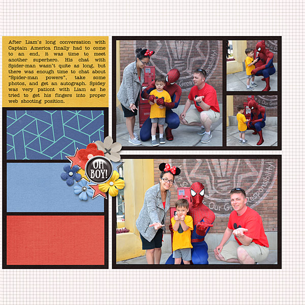 Spiderman (right)- August Passport #15