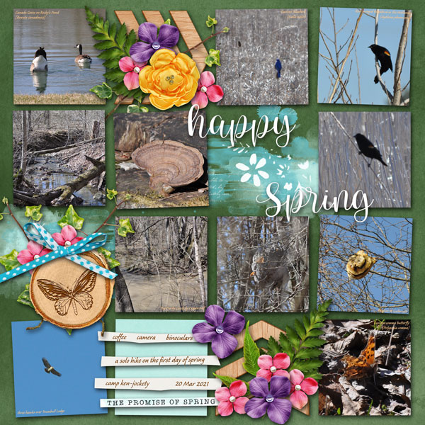 Spring Hike at Camp KJ