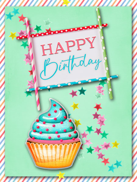 SSD 15th BDay Bday Card