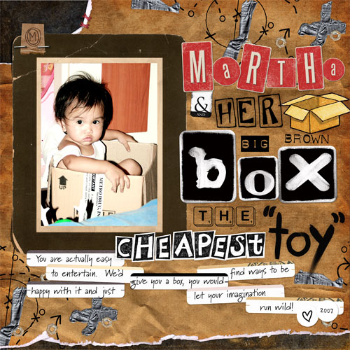 SSD Recipe Challenge: Martha and Her Box