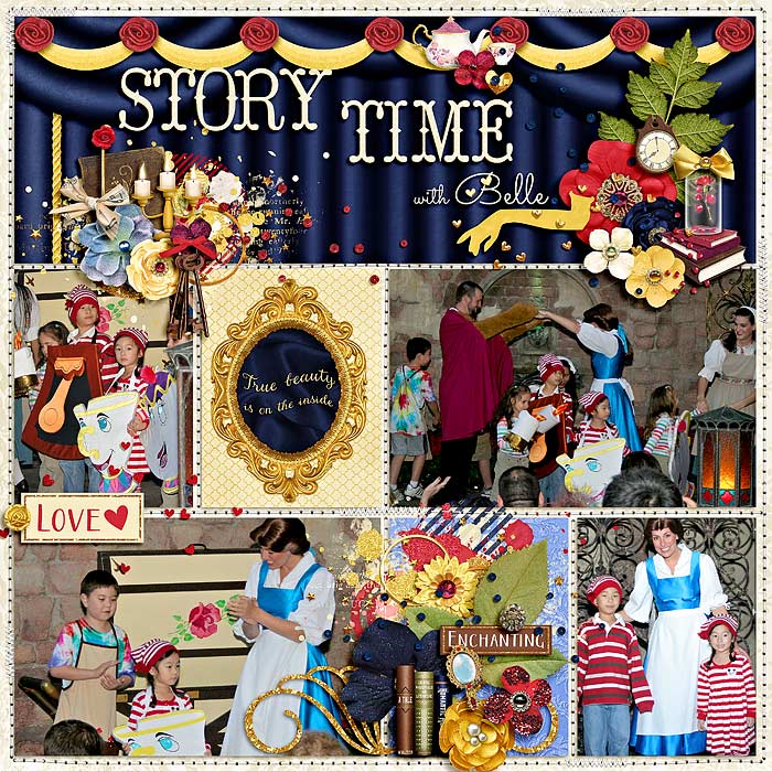 story time with Belle
