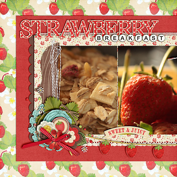 Strawberry Breakfast (left)