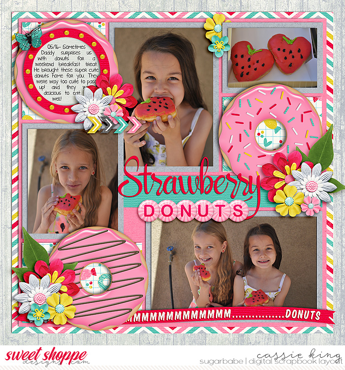 Strawberry Donuts