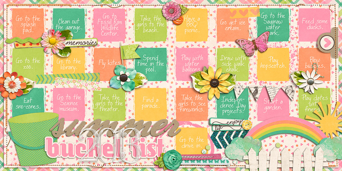 Summer 2013 Bucket List