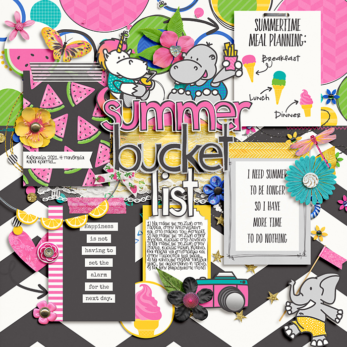 Summer bucket list