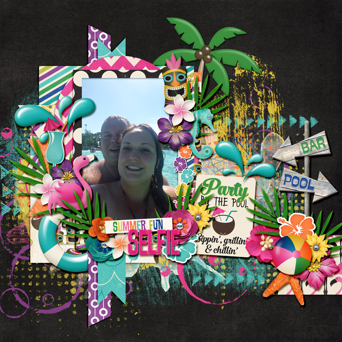 Summer fun selfie.