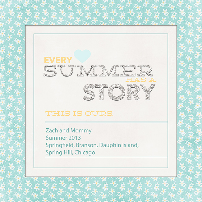 Summer Love Album: Title Page