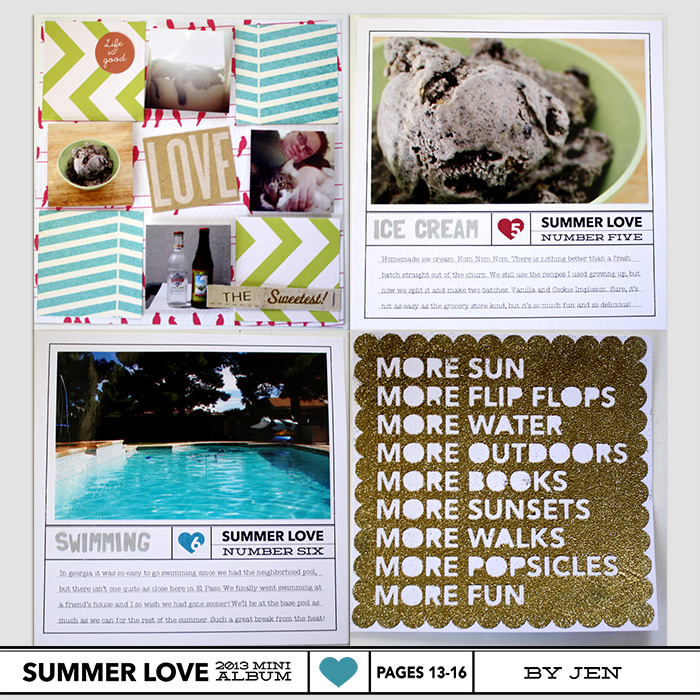 Summer Love Mini pages 13-16