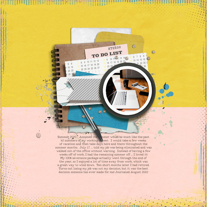 Summer Scrap A Thon August 27 - Different Kind of Summer