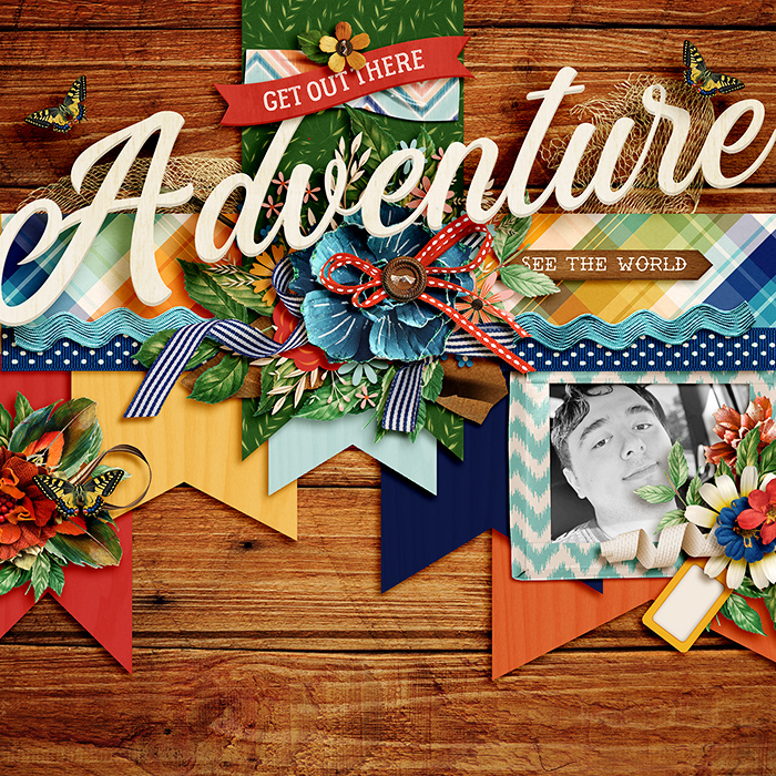 Summer Scrap-A-Thon: August 29 - Adventure