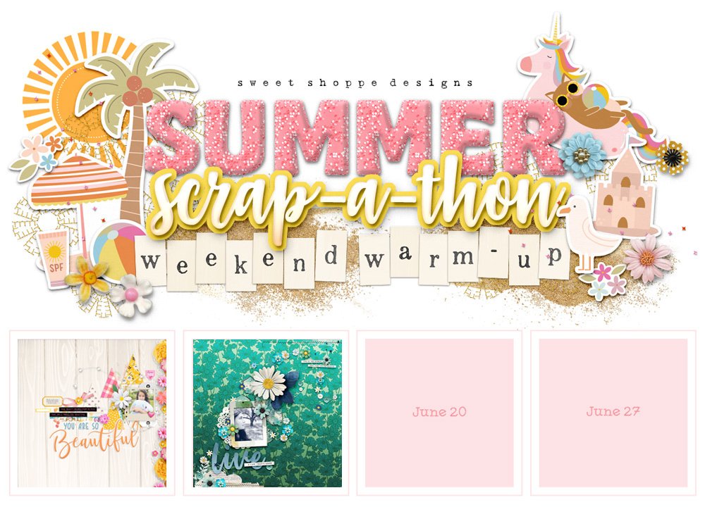Summer Scrap-A-Thon Weekend Warm-Up Tracker 2026