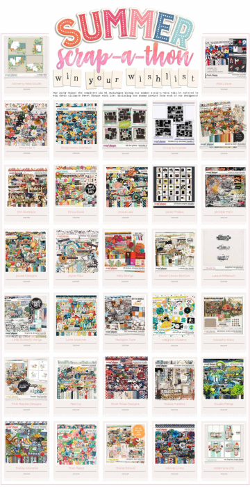 Summer Scrap-a-thon wishlist