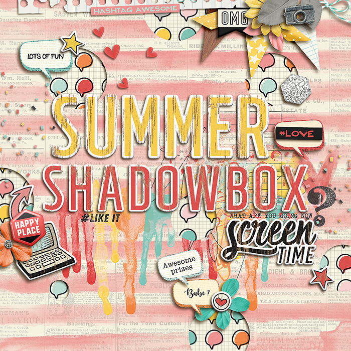 Summer Shadowbox
