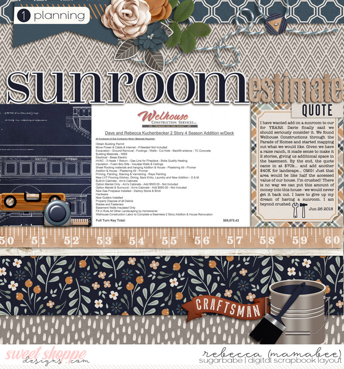 Sunroom estimate
