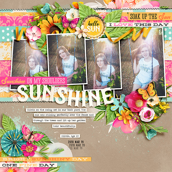 Sunshine On My Shoulders