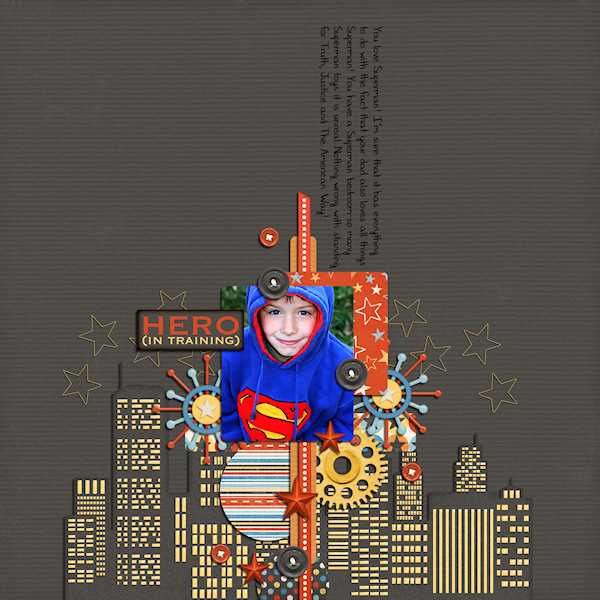 super hero in training