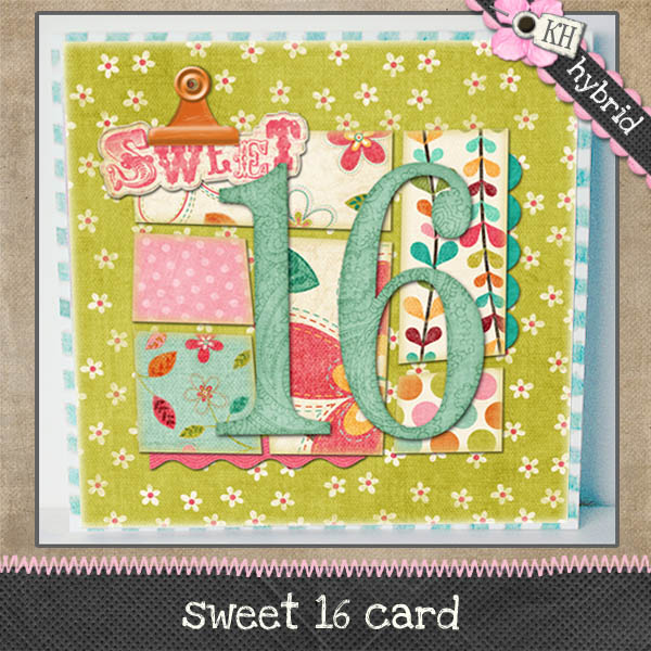 sweet 16 card