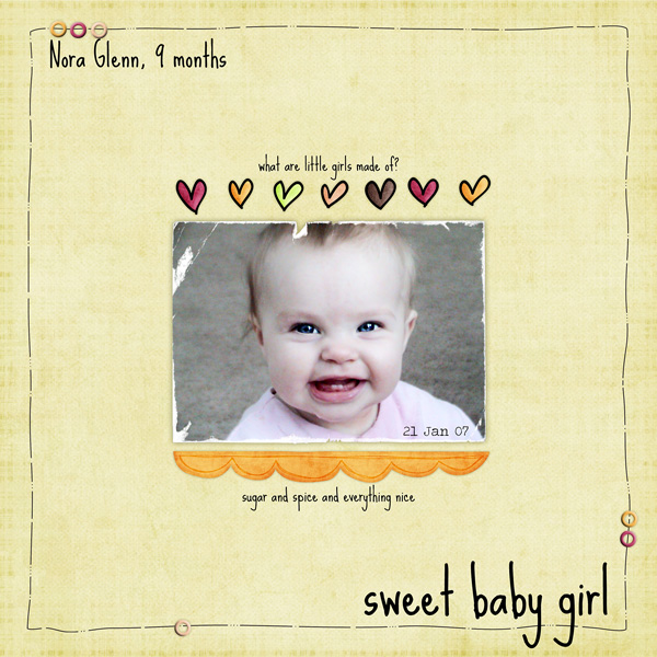 sweet baby girl