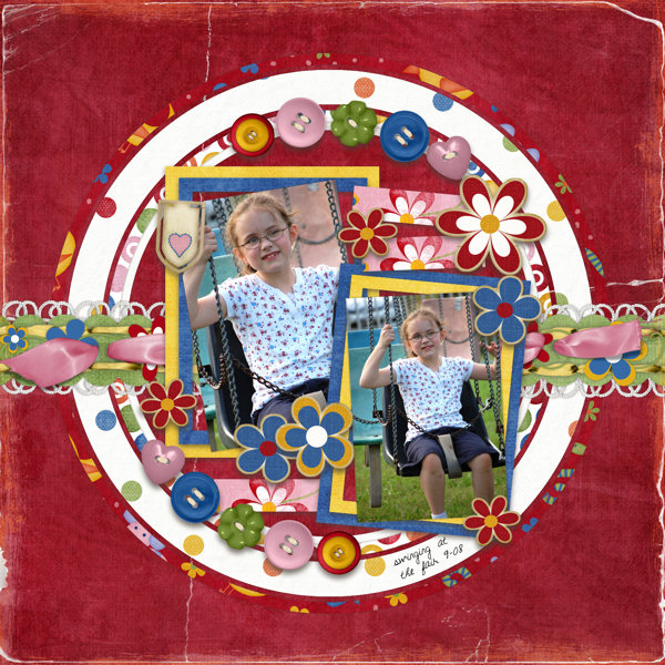 Swinging at the fair