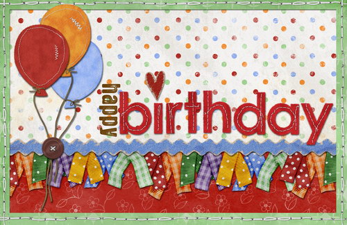 SWTSB#12 Challenge - Happy Birthday Card