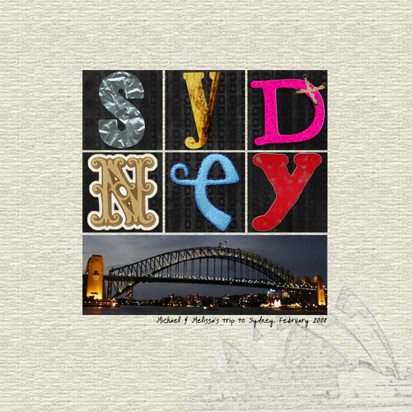 Sydney cover page