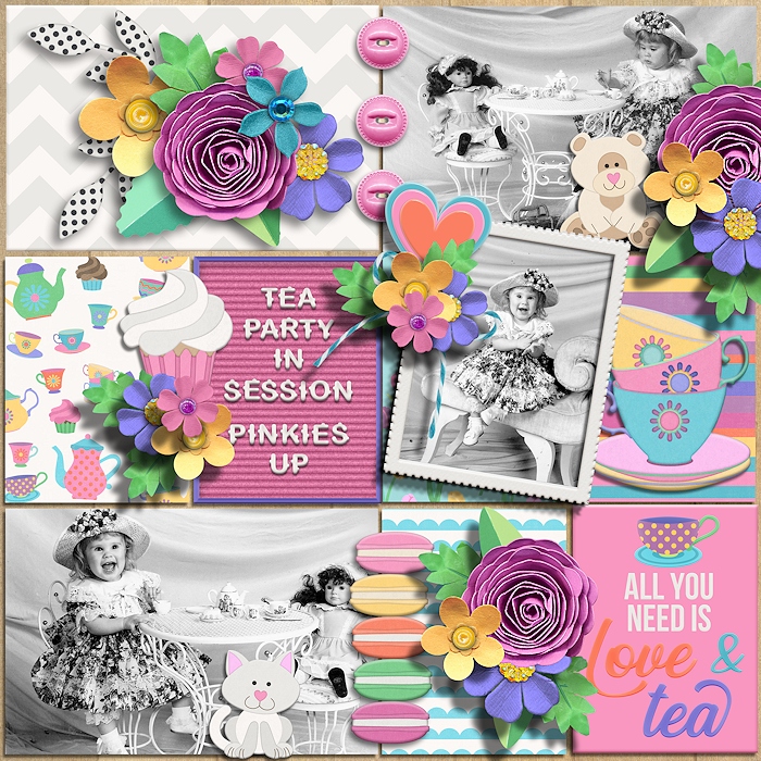 Tea party in session pinkies up