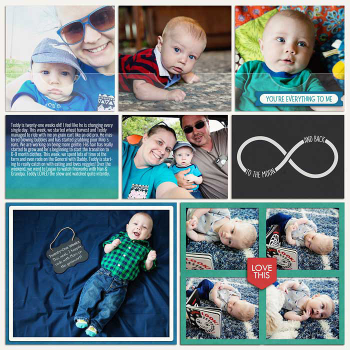Teddy: Twenty-One Weeks (left)