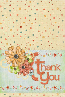 Thank you card