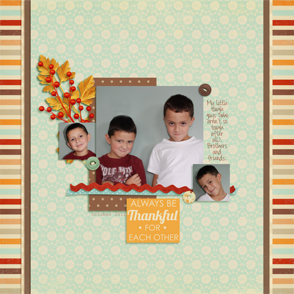 Thankful for Each Other