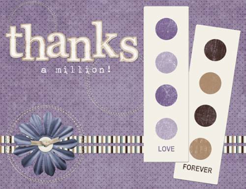 Thanks a million!