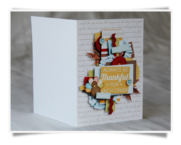 thanks card