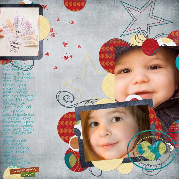 Thanksgiving 2009- I love my kids