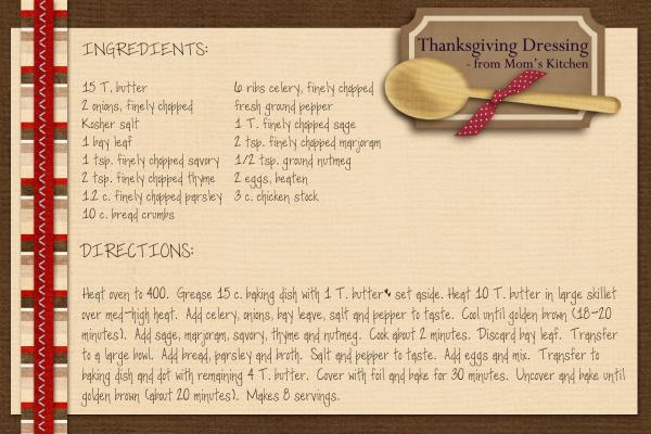 Thanksgiving Dressing