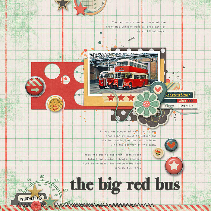 The big red bus