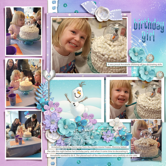 The birthday cake
