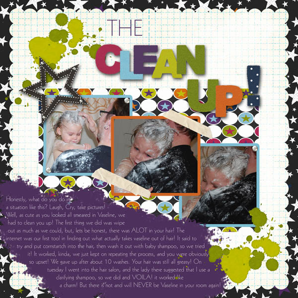the clean up