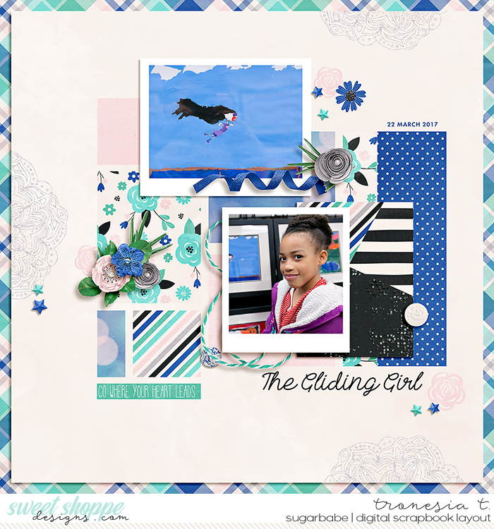 the gliding girl