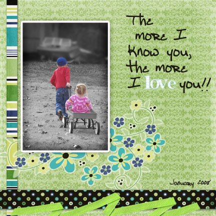 The more I love...