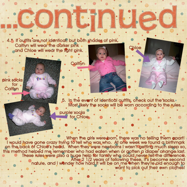 The Rules Continued