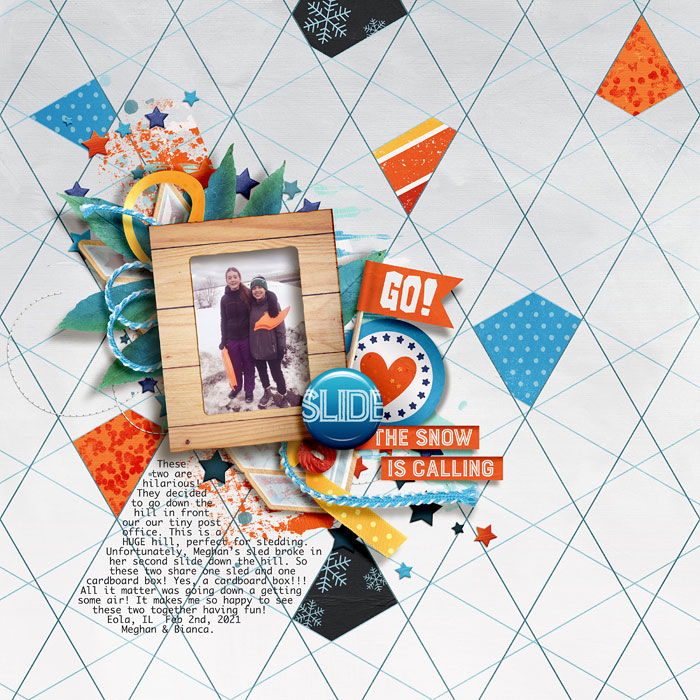 The Snow is Calling - Scraplift Challenge
